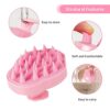 Soft Silicone Hair Scalp Massager Shampoo Brush for Wet Dry Oily Curly Straight Thick Thin Rough Long Short Natural Men Women Kids Pets Hair Care Tools（Pink by nugala - Image 3