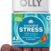 OLLY Goodbye Stress Gummy, GABA, L-Theanine, Lemon Balm, Stress Relief Supplement, Berry - 42 Count by nugala - Image 2