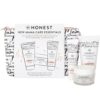 The Honest Company New Mama Care Essentials Gift Set | Hospital Bag Must Haves | Travel Size Nip Balm (0.5 oz), Glow On Body Cream (1 oz), Gotta Glow Face Wash (1.75 fl oz), Reusable Pouch by nugala - Image 2