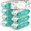 Amazon Brand - Mama Bear Gentle Fragrance Free Baby Wipes, Hypoallergenic, Sensitive Skin, Unscented, 800 Count (8 Packs of 100) by nugala - Image 2