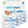 WaterWipes Plastic-Free Original Baby Wipes, 99.9% Water Based Wipes, Unscented & Hypoallergenic for Sensitive Skin, 60 Count (Pack of 12), Packaging May Vary by nugala - Image 2