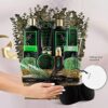 Christmas Eucalyptus Spearmint Bath Set, Home Spa Set with Natural Mint Fragrance, 17 Pcs Gift Basket, Eucalyptus Bath Oil, Shower Gel, Bubble Bath, Bath Crystal, Steamer Tablet & More, Birthday Gift by nugala - Image 6