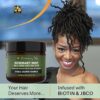 Sunny Isle Rosemary Mint Hair and Strong Roots Butter 2oz | Infused with Biotin & Jamaican Black Castor Oil | Strengthen and Nourish Hair | Dry Scalp, Split Ends by nugala - Image 6