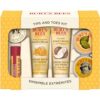 Burt's Bees Christmas Gifts, 6 Skincare Stocking Stuffers Products, Tips & Toes Set - Pomegranate Lip Balm, Almond Milk & Honey Hand Creams, Coconut Foot Cream, Lemon Butter Cuticle Cream & Hand Salve by nugala - Image 2