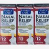 Family Care Nasal Relief Pump Mist Spray .5OZ [ Pack of 3 ] by nugala - Image 2