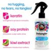 So Cozy Detangler & Depart In Conditioner Spray (8 Fl Oz) Hair Detangler Spray for Children, Paraben-Free Depart In Hair Conditioner & Detangling Spray for Frizzy Hair, Keratin, Soy Protein & Kiwi Extract by nugala - Image 5