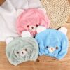 Lamoutor 3Pcs Hair Drying Towel for Youngsters Ladies Mushy Absorbent Youngsters Dry Hair Cap Youngsters Hair Towel Wrap Head Towel Wraps for Youngsters by nugala - Image 3