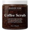 MAJESTIC PURE Arabica Coffee Scrub with Dead Sea Salt | All Natural Exfoliating Body Scrub for Skin Care, Stretch Marks, Acne, Cellulite | Body Scrub Exfoliator Reduce the Spider Veins, Eczema | 10 Oz by nugala - Image 2