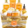 Gift Basket for Women - 10 Pc Almond Milk & Honey Beauty & Personal Care Set - Home Bath Pampering Package for Relaxing - Spa Self Care Kit - Thank You, Birthday, Mom, Anniversary Gift by nugala - Image 2