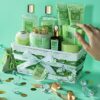 Christmas Tea Tree Bath Set - Luxury Home Spa Set with Calming Mint Fragrance – 15 pc Relaxation Gift Basket, Tea Tree Bath Oil,Shower Gel, Bubble Bath, Handmade Soap, Steamer Tablet, Potpourri & More by nugala - Image 9