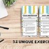 Allura & Arcia 52 Stress Less & Self Care Cards - Mindfulness & Meditation Exercises - Anxiety Relief & Relaxation by nugala - Image 4