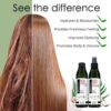 Awesome Synthetic Wig Shampoo & Leave in Conditioner Spray, pH6, Replenishes & Easy Combing, Contains Coconut Oil (Premium Set of 3) by nugala - Image 6