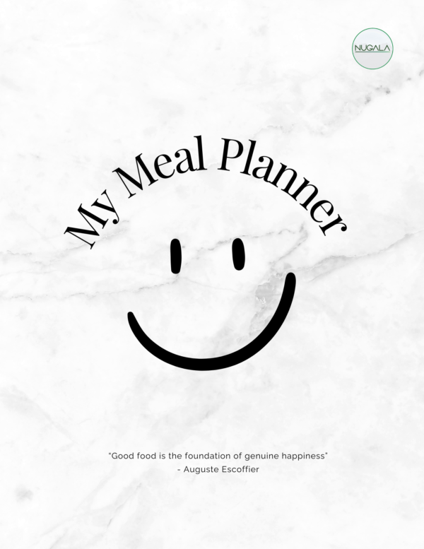 High Fiber Meal Planner & Grocery List and Healthy Diet Tracker with  Food Journal and Inspirational Food Menu