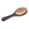 Brown Bamboo Hair Brush - Wooden Paddle Brush for Hair Growth, Scalp Massage and Healthier Hair - Bamboo Hairbrush for Men and Women (rose) by nugala - Image 3