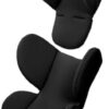 2-in-1 Baby Carseat Head Support, Infant Car Seat Insert for Girls Boys, Soft Baby Neck Support and Body Cushion for Stroller, Baby Swing,Head Neck Seat Insert Pad (Black) by nugala - Image 2