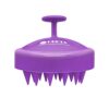 HEETA Shampoo Scalp Brush Massager Hair Growth, Scalp Scrubber with Soft Silicone Bristles for Hair Growth & Dandruff Removal, Hair Brush for Scalp Exfoliator, Purple by nugala - Image 2