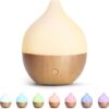 SALKING Essential Oil Diffuser, 100ml Small Aromatherapy Diffuser with Auto Shut-Off Function, Ultrasonic Diffusers for Essential Oils, Cool Mist Humidifier with Warm White Lights, for Office Home by nugala - Image 2