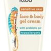 Aveeno Kids Sensitive Skin Face & Body Gel Cream with Prebiotic Oat, Clinically Proven 24 Hour Hydration for Soft Skin, Quick Drying and Lightweight, Hypoallergenic, 8 oz. by nugala - Image 2