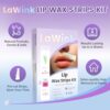 Lip Wax Strips Kit Facial Wax Strips 20 Strips 4 Calming Oil Wipes Mouth waxing wax Lip upper hair removal Facial Hair Removal for Women LAWINK (Lip) by nugala - Image 5