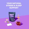 Sleep Tea for Bedtime - Calming Sleepytime Herbal Tea w/Valerian Root, Chamomile, Passion Flower, Lemon Balm - Relaxing Natural Nighty Night Sleeping Tea - Relaxation Self Care Gifts for Women by nugala - Image 3