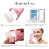 BAIMEI IcyMe Ice Roller for Face Women and Gua Sha Facial Tool Set, Ice Face Roller Reduces Puffiness, Relieves Migraines, Skin Care Tools, Self Care Gift for Women - Pink by nugala - Image 9