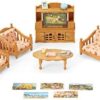 Calico Critters Comfy Living Room Set - Toy Dollhouse Furniture & Accessories Set for Ages 3+ by nugala - Image 2