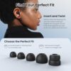 Ear Plugs for Sleeping Noise Cancelling - Reusable Ear Plugs for Sleeping, Concerts, Traveling, Working, Studying, Focus, NRR 35dB Ear Protection Earplugs with case, 5 Pair Silicone Eartips by nugala - Image 6