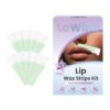 Lip Wax Strips Kit Facial Wax Strips 20 Strips 4 Calming Oil Wipes Mouth waxing wax Lip upper hair removal Facial Hair Removal for Women LAWINK (Lip) by nugala - Image 2