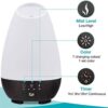 HealthSmart Essential Oil Diffuser, Cool Mist Humidifier and Aromatherapy Diffuser, FSA HSA Eligible with 500ML Tank for Large Rooms, Adjustable Timer, Mist Mode and 7 LED Light Colors, White by nugala - Image 7