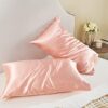 BEDELITE Satin Pillowcase for Hair and Skin, Super Soft and Cooling Similar to Silk Pillow Cases 2 Pack with Envelope Closure, Gift for Women Men(20"x26" Standard Size, Coral) by nugala - Image 9