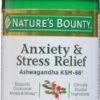 Nature’s Bounty Anxiety & Stress Relief Ashwagandha KSM 66 Tablets, Mood Support, 50 Count by nugala - Image 3