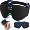 LC-dolida Sleep Headphones, 3D Sleep Mask Bluetooth Wireless Music Eye Mask, Sleeping Headphones for Side Sleepers Sleep Mask with Bluetooth Headphones Ultra-Thin Stereo Speakers Perfect for Sleeping by nugala - Image 2