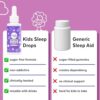 Wink Well Kids Liquid Melatonin Drops- Natural Baby Sleep Drops for Infants- Toddler Sleep Aid with 1mg Per Serving of Liquid Melatonin for Kids- Non-Addictive Children's Liquid Melatonin- 2 Oz by nugala - Image 5