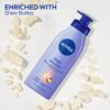 NIVEA Shea Nourish Body Lotion, Dry Skin Lotion with Shea Butter, Moisturizing Lotion for Dry Skin, 16.9 Fl Oz Pump Bottle by nugala - Image 5