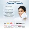 Clean Skin Club Clean Towels XL, 100% USDA Biobased Dermatologist Approved Face Towel, Disposable Clinically Tested Face Towelette, Facial Washcloth, Makeup Remover Dry Wipes, 100 ct, 2 pack - Image 7