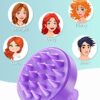 HEETA Shampoo Scalp Brush Massager Hair Growth, Scalp Scrubber with Soft Silicone Bristles for Hair Growth & Dandruff Removal, Hair Brush for Scalp Exfoliator, Purple by nugala - Image 7