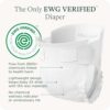 Our Diapers | EWG Verified Safe & Plant-Based Diapers | Absorbent for Leak Protection | Soft Organic Cotton Shell | Chlorine-Free Diaper for Sensitive Skin | Size 1 (70 Diapers) by nugala - Image 3