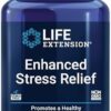 Life Extension Enhanced Stress Relief, Lemon Balm Extract, L-theanine, decompress with This Supplement for Stress, Gluten-Free, Non-GMO, Vegetarian, 30 Capsules by nugala - Image 2