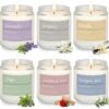 6 Pack Candles for Home Scented Aromatherapy Candles Gifts Set for Women, Lavender Candle, 37.8 oz 300 Hour Long Lasting Candles, Stocking Stuffers, Birthday, Valentine, Christmas, Anniversary Present by nugala - Image 2