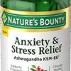 Nature’s Bounty Anxiety & Stress Relief Ashwagandha KSM 66 Tablets, Mood Support, 50 Count by nugala - Image 2