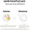 Epielle Hydrating & Moisturizing Gloves & Socks Masks Combo 12pk for Hand and Foot - Dry Hand, Dry Cracked Heel Mothers Day Gifts by nugala - Image 7