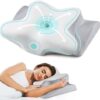 Cervical Neck Pillow - Ergonomic Bed Pillow for Neck Pain Relief, Orthopedic Contour Side Sleeper Pillow for Sleeping, Cooling Memory Foam Pillows for Back & Stomach Sleepers with Pillowcase by nugala - Image 2