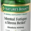 Nature's Bounty Mental Fatigue and Stress Relief, Rhodiola Supplement, 400 mg, Capsules, 30 Count by nugala - Image 2