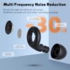 Ear Plugs for Sleeping Noise Cancelling,Comfy Reusable Silicone Earplugs for Noise Reduction, Hearing Protection Ear Plugs for Sleep, Focus, Noise Sensitivity by nugala - Image 4