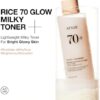 ANUA Rice 70 Glow Milky Toner, for Glass Skin, Rice Water, Niacinamide, Ceramides, Panthenol, Fragrance-Free, Non comedogenic, Fungal Acne Safe, Korean Skin Care, 250ml/8.45fl.oz. by nugala - Image 4