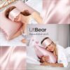 LitBear Silk Sleep Mask for Side Sleeper, Eye Mask Sleeping for Women Men 100% 22 Momme Pure Mulberry Silk, Face-Hugging Padded Silk Eye Cover for Sleeping with Adjustable Band (Pink) by nugala - Image 6