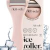 Kitsch Ice Roller for Face & Eye Puffiness, Cold Skin Care for Facial Lymphatic Drainage, Dark Circles & Migraine Relief, Self Tool for Wrinkles, Valentines Day Gifts for Women Face Massager (Pink) by nugala - Image 2