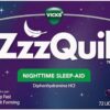 ZzzQuil, Nighttime Sleep Aid LiquiCaps, 25 mg Diphenhydramine HCl, No.1 Sleep-Aid Brand, Non-Habit Forming, Fall Asleep Fast, 72 Count by nugala - Image 9