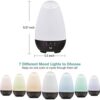 HealthSmart Essential Oil Diffuser, Cool Mist Humidifier and Aromatherapy Diffuser, FSA HSA Eligible with 500ML Tank for Large Rooms, Adjustable Timer, Mist Mode and 7 LED Light Colors, White by nugala - Image 3