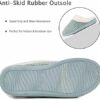 YALOX Slippers for Womens Warm Memory Foam Anti-Slip House Shoes Comfortable Cotton Slippers Home Bedroom Shoes Indoor & Outdoor by nugala - Image 6